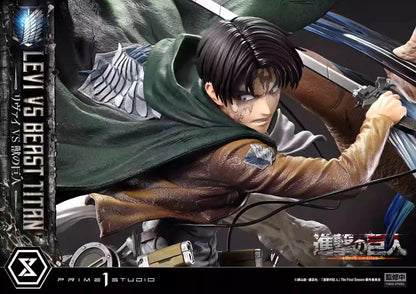 Prime1Studio - Levi Ackerman vs Beast Titan | 利威尔·阿克曼 vs 兽之巨人