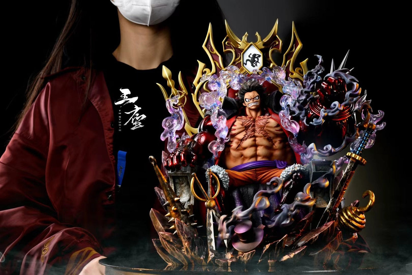 TH Studio - Conqueror's Haki Luffy on Throne | 王座霸王色路飞