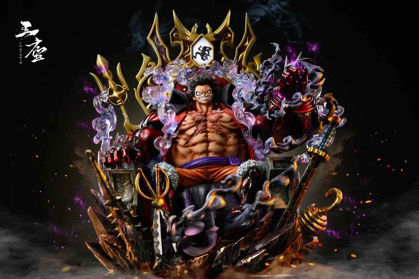 TH Studio - Conqueror's Haki Luffy on Throne | 王座霸王色路飞
