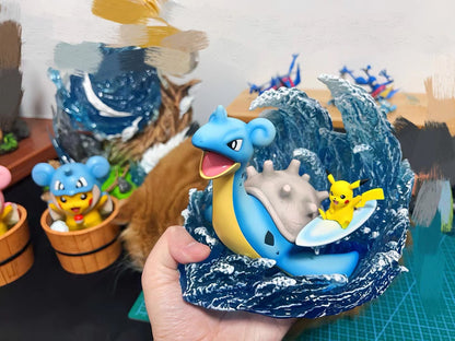 PoKe Studio - Lapras & Surfing Pikachu | 拉普拉斯&冲浪皮卡丘