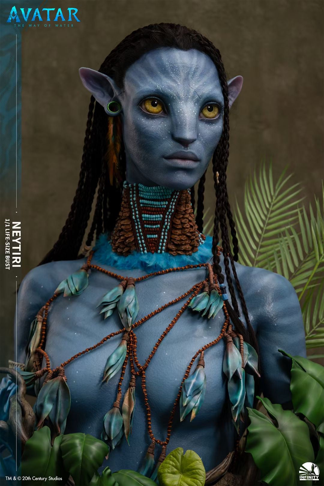 Infinity Studio - Licensed Avatar: The Way of Water Neytiri 1/1 Bust | 版权 阿凡达:水之道 涅提妮 1/1半身像