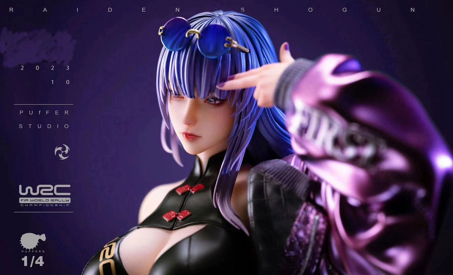 Puffer Studio - Race Queen Raiden Shogun | 赛车女郎 奶香雷霆