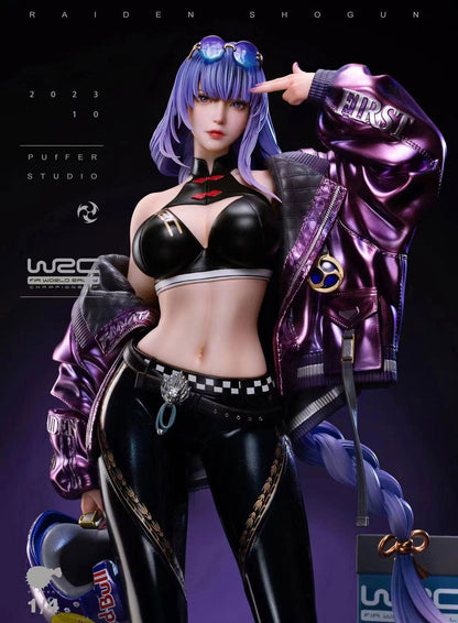 Puffer Studio - Race Queen Raiden Shogun | 赛车女郎 奶香雷霆