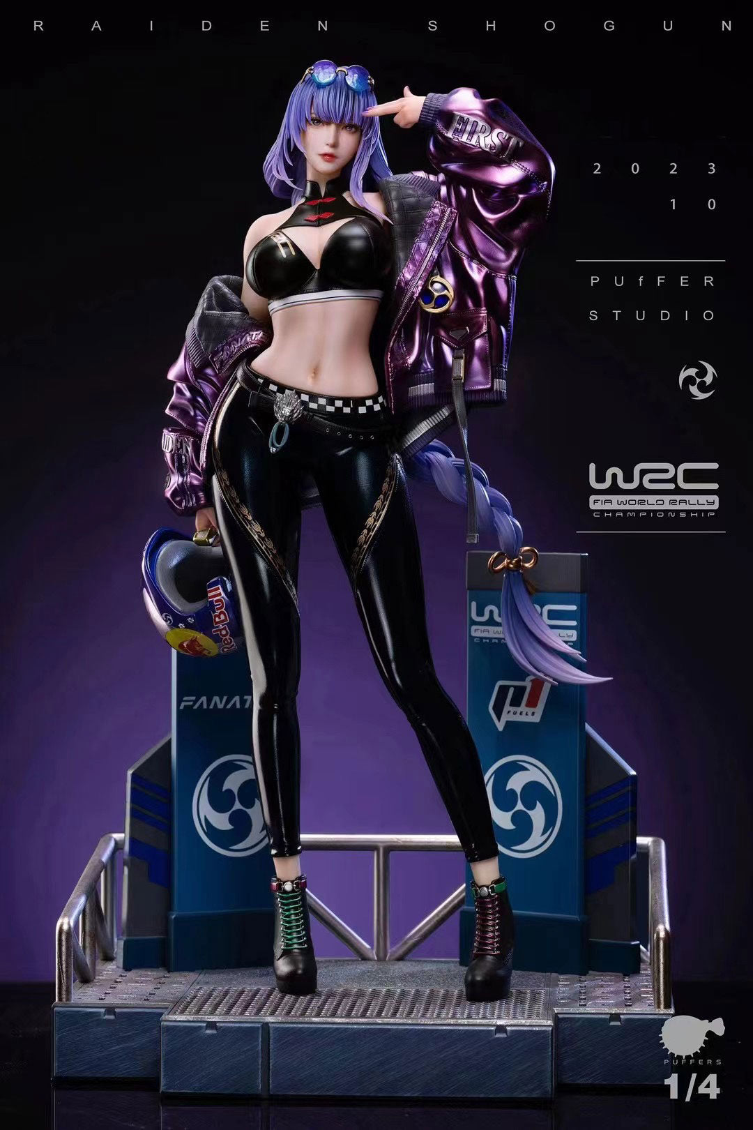 Puffer Studio - Race Queen Raiden Shogun | 赛车女郎 奶香雷霆