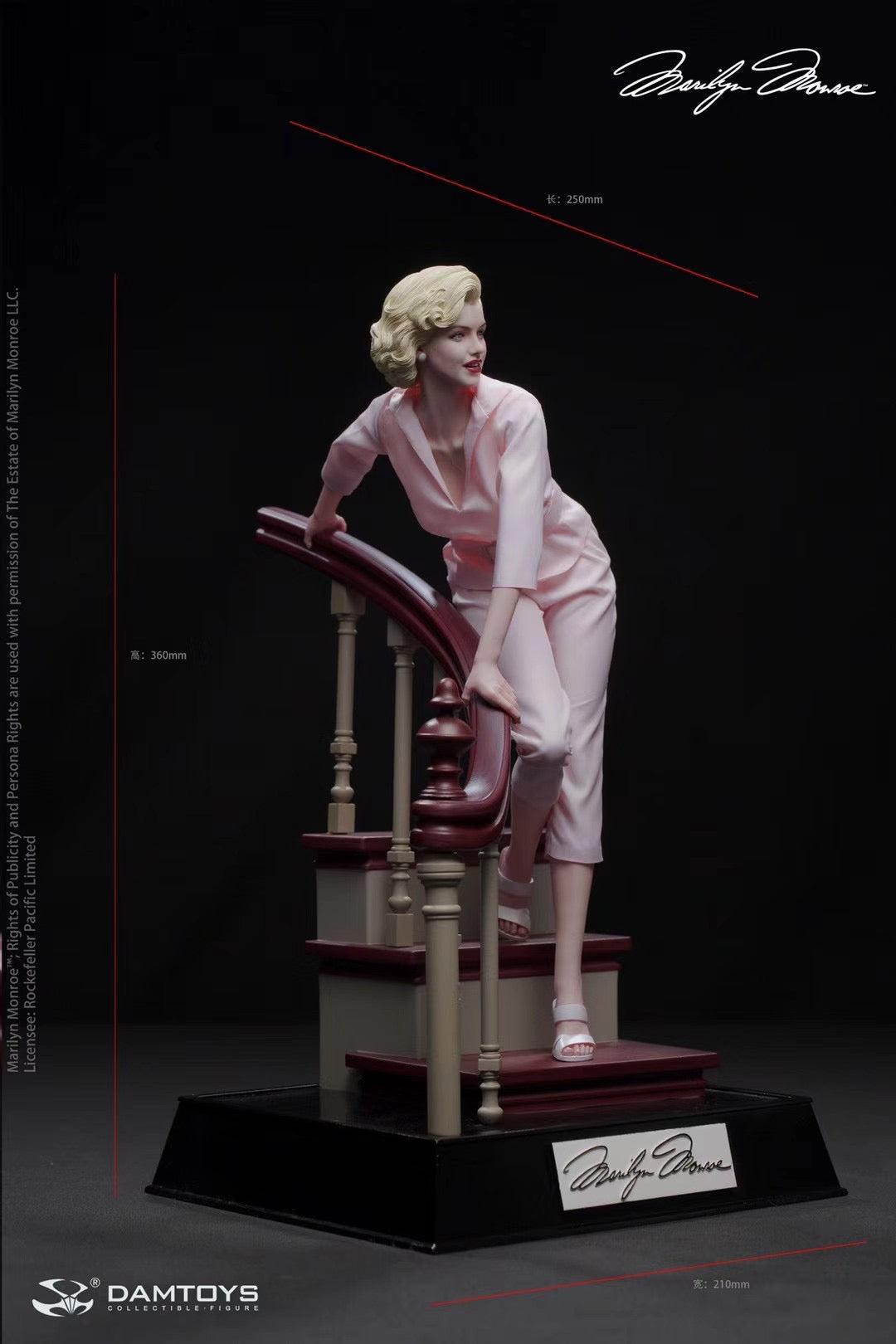 1930's マリリンモンロー　ヴィンテージセラミックフィギュア Damtoys Studio - マリリン・モンローのライセンス商品 | 著作権