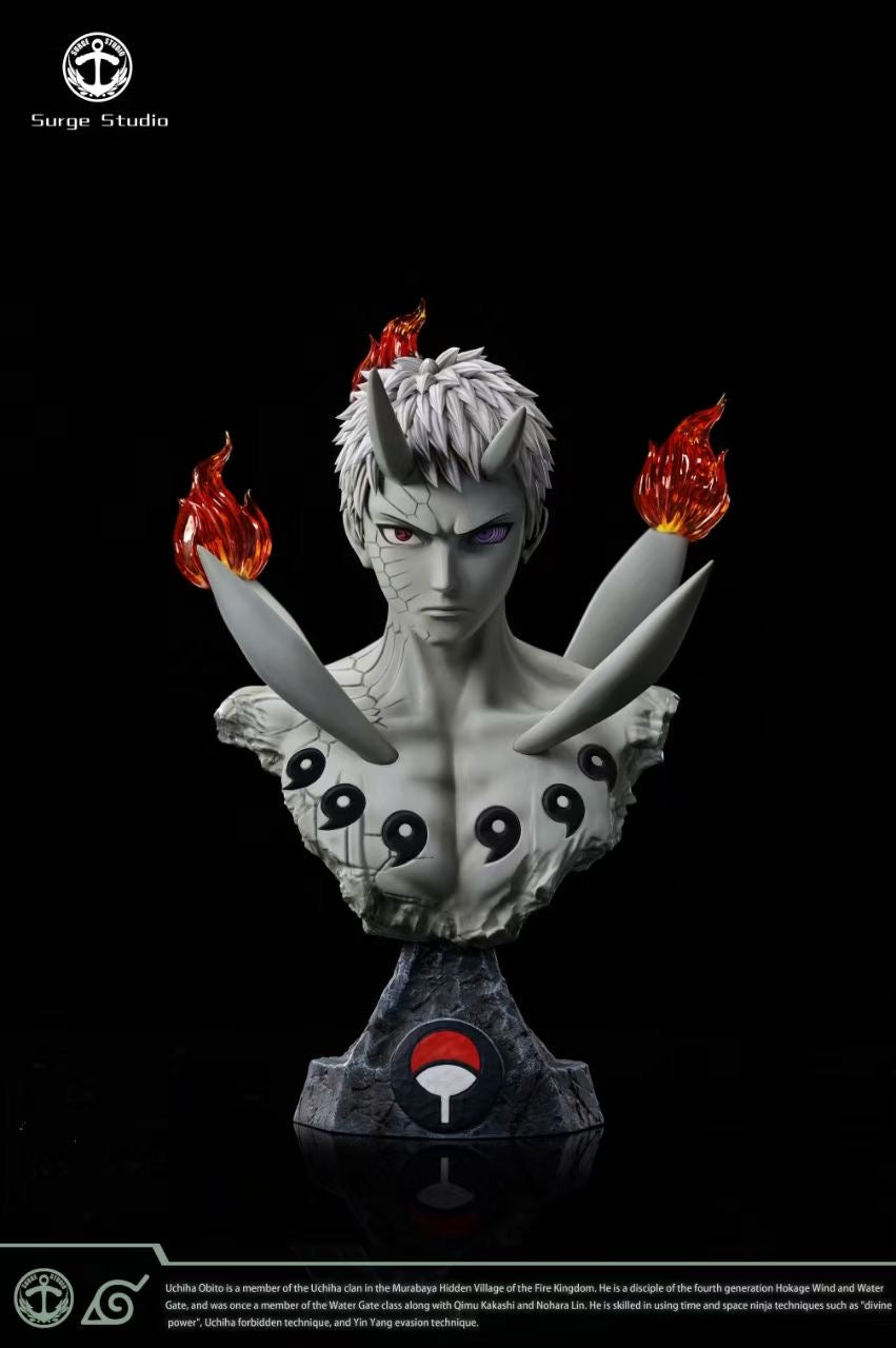 Surge Studio - Six Path Madara & Six Path Obito Bust | 六道斑 六道带土胸像