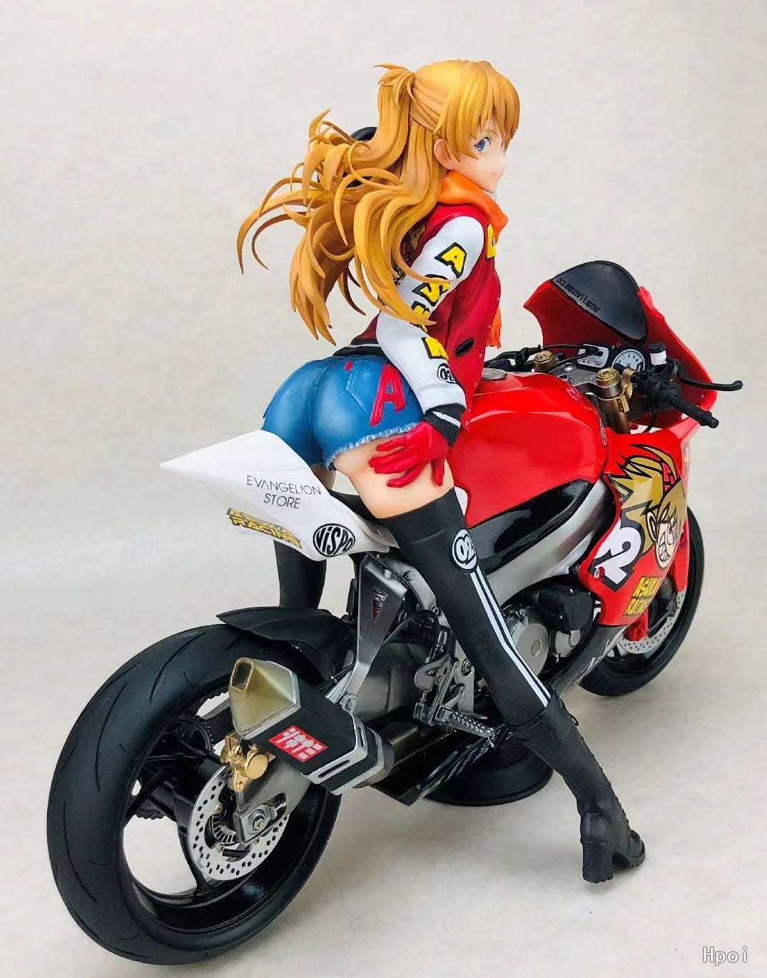 Dragon Essential Stone - Motorcycle Asuka & Rei Ayanami | 摩托 明日香 & 绫波丽