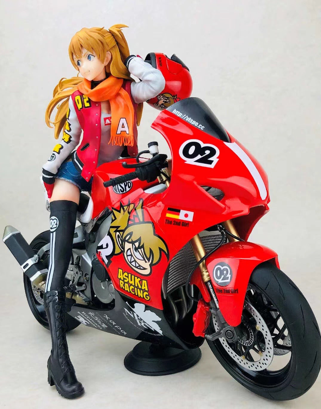 Dragon Essential Stone - Motorcycle Asuka & Rei Ayanami | 摩托 明日香 & 绫波丽