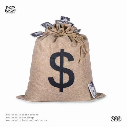 POP Sunday Studio - Original Creation Money Bean Bag | 原创 钱袋沙发