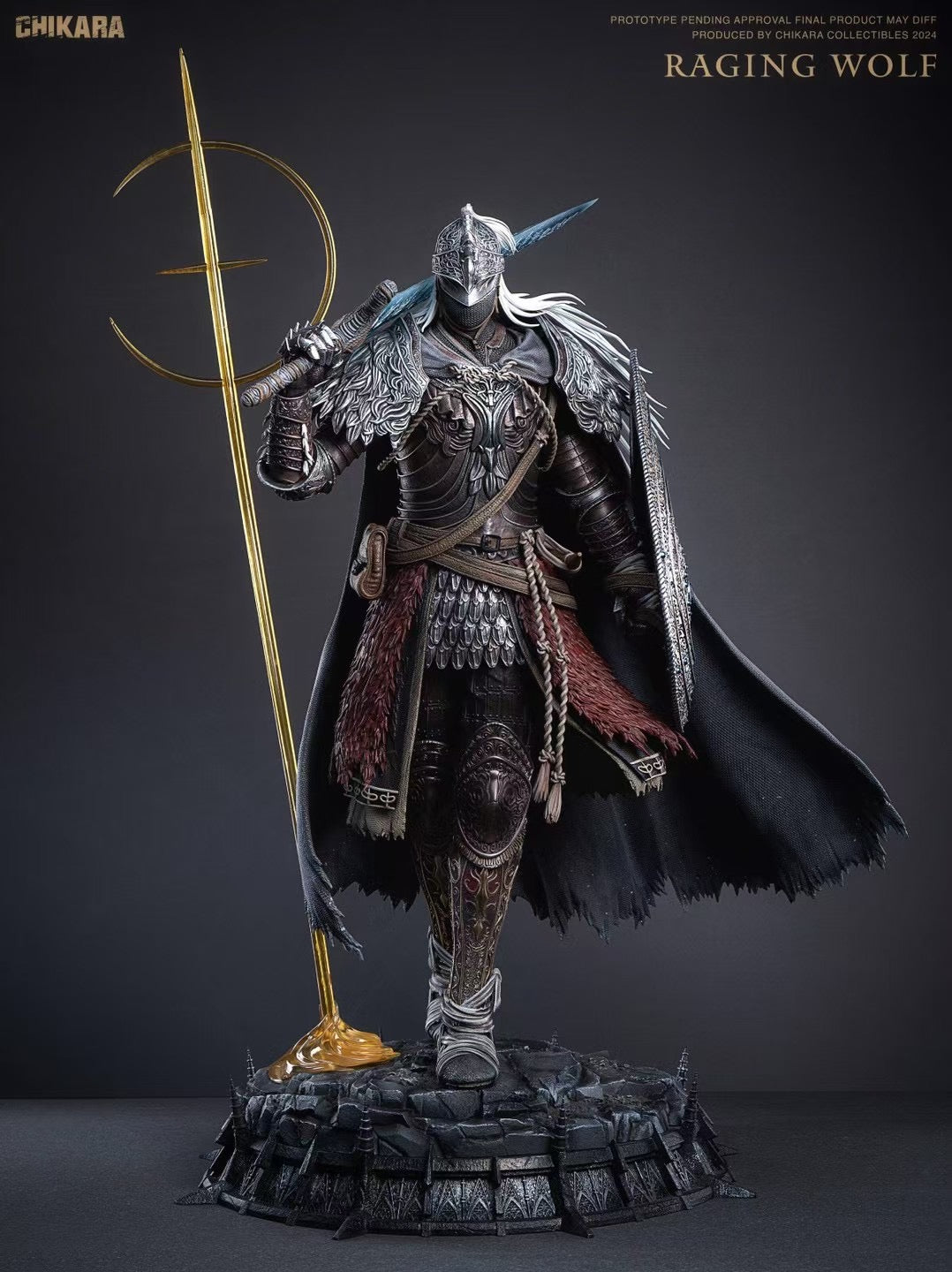 Chikara Studio - Elden Ring White Wolf Berserker | 艾尔登法环 白狼战鬼