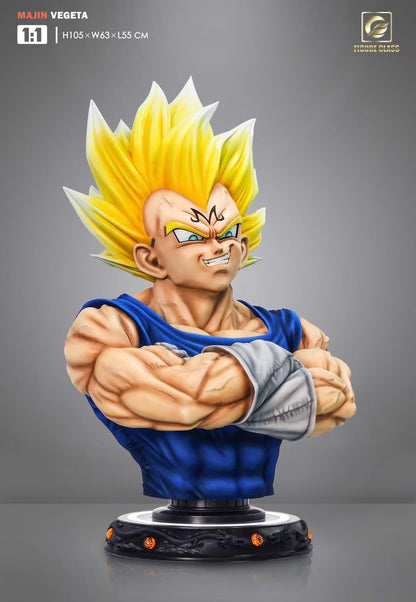 Figure Class - 1/1 Majin Vegeta Bust | 1/1 魔人贝吉塔 半身像