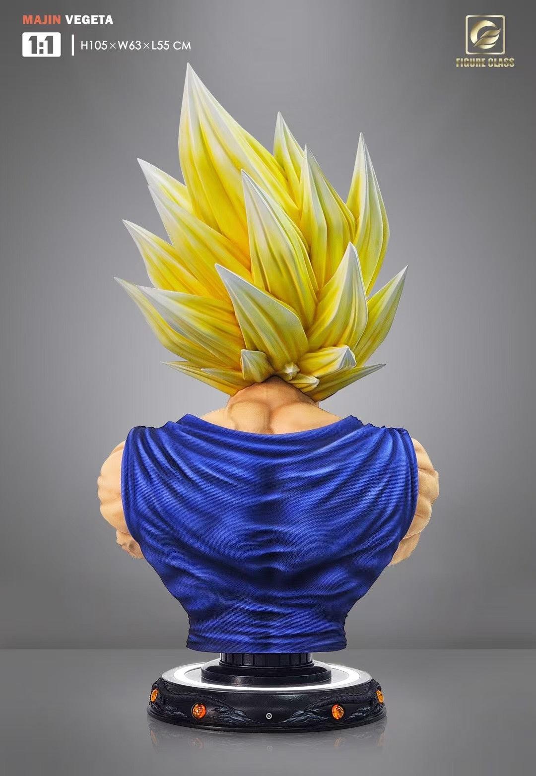 Figure Class - 1/1 Majin Vegeta Bust | 1/1 魔人贝吉塔 半身像