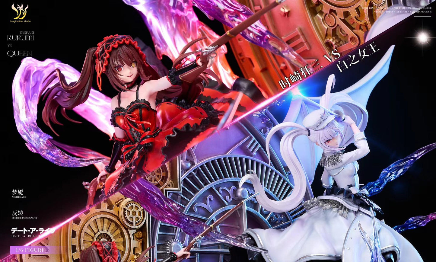 Imagination studio - Tokisaki Kurumi vs White Queen | 时崎狂三 vs 白之女王