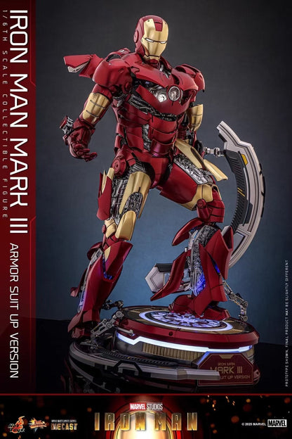 Hot Toys - Licensed Iron Man Mark 3 (Armor Suit Up Version) | 版权 钢铁侠Mark3 (着甲版)