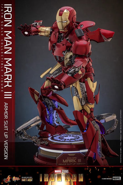 Hot Toys - Licensed Iron Man Mark 3 (Armor Suit Up Version) | 版权 钢铁侠Mark3 (着甲版)