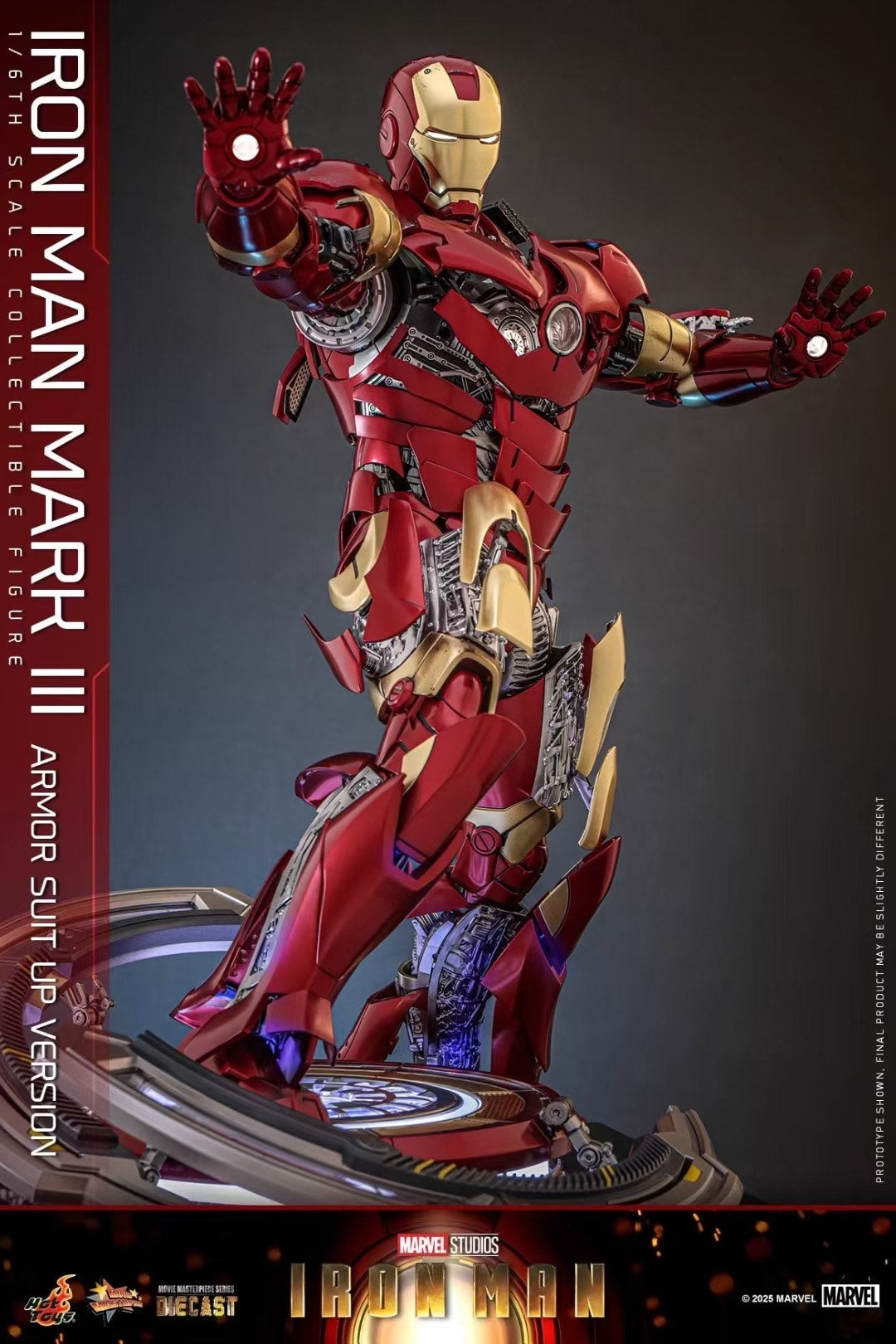 Hot Toys - Licensed Iron Man Mark 3 (Armor Suit Up Version) | 版权 钢铁侠Mark3 (着甲版)