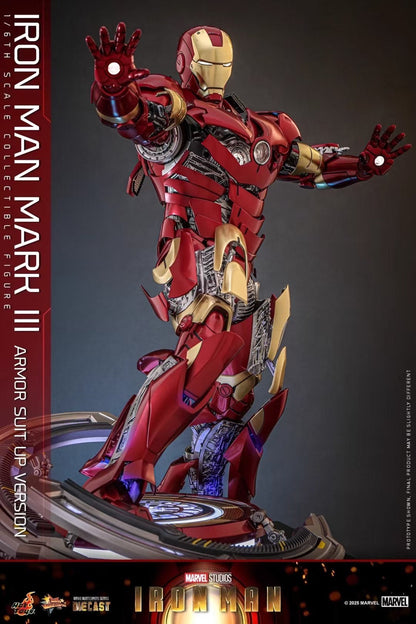 Hot Toys - Licensed Iron Man Mark 3 (Armor Suit Up Version) | 版权 钢铁侠Mark3 (着甲版)