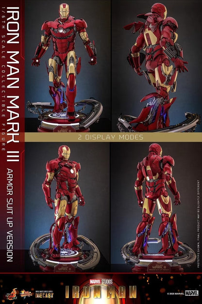 Hot Toys - Licensed Iron Man Mark 3 (Armor Suit Up Version) | 版权 钢铁侠Mark3 (着甲版)