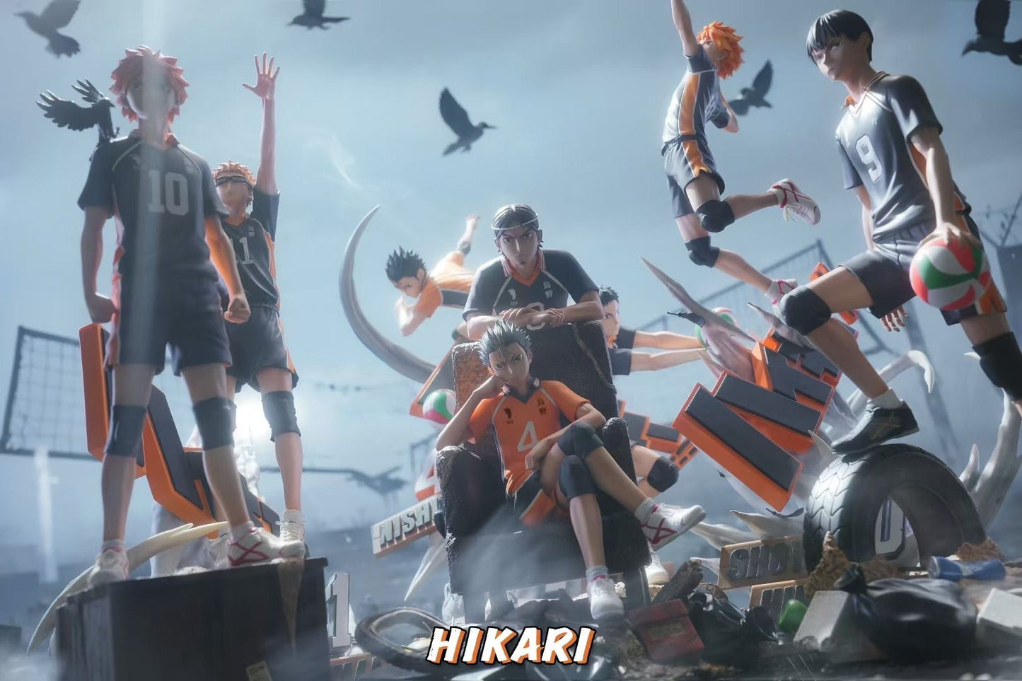 Hikari Studio - Junkyard Resonance Series Vol.3 Nishinoya + Asahi | 垃圾场共鸣系列第三弹 西谷+旭