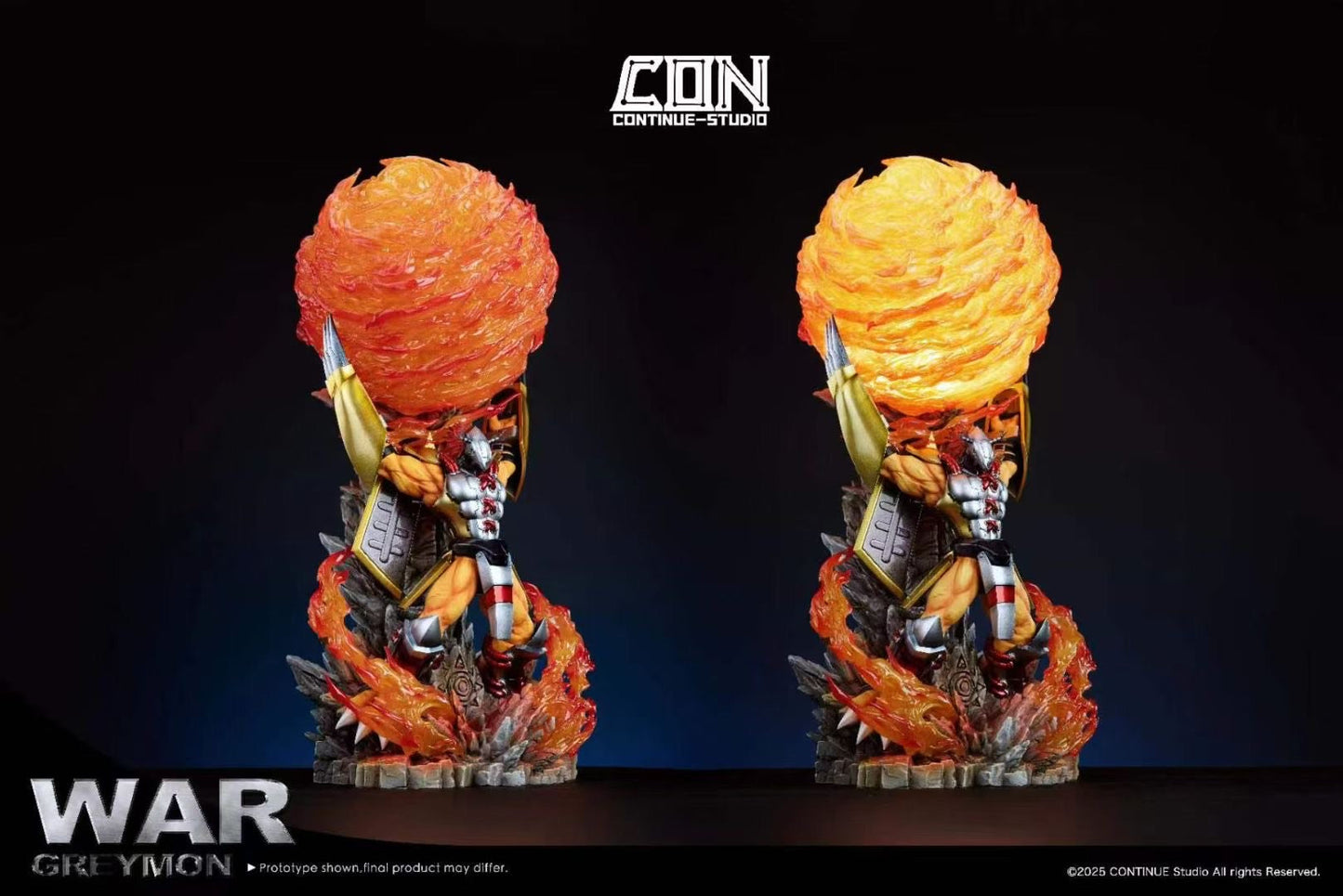 Continue Studio - War Greymon | 战斗暴龙兽