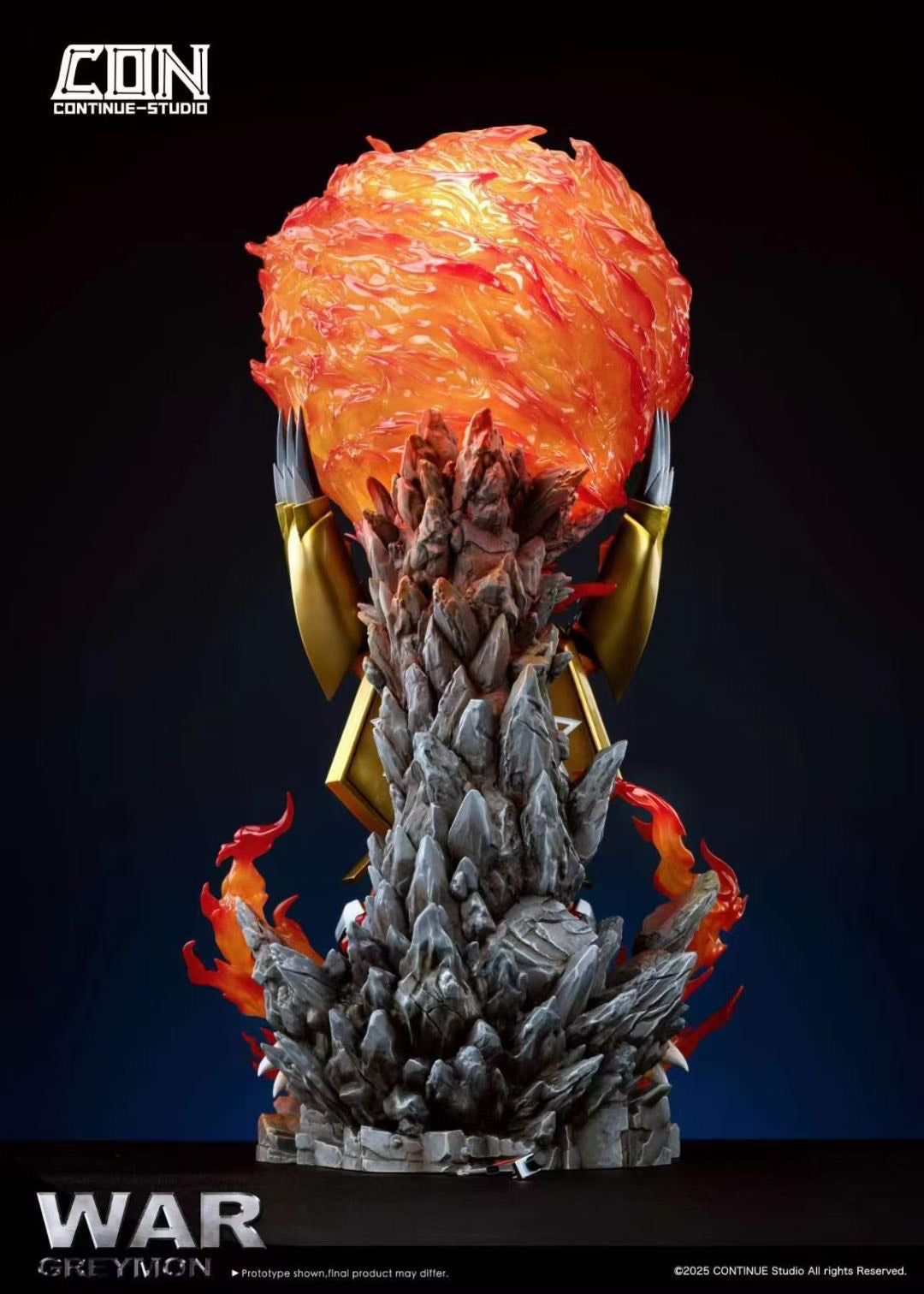 Continue Studio - War Greymon | 战斗暴龙兽