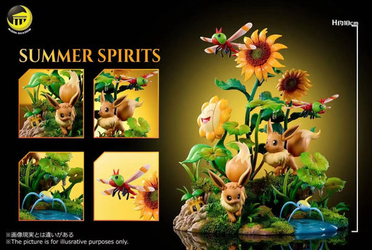 Moon Shadow Studio - Eevee & Pikachu (Natural Series) | 伊布&皮卡丘 (自然系列)