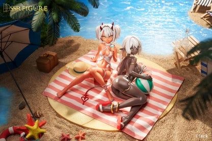SSR Figure Studio - OC Caffeine & Dark Elf Dancer (Summer Ver.) | OC 咖啡因酱&暗精灵舞娘 (Summer Ver.)