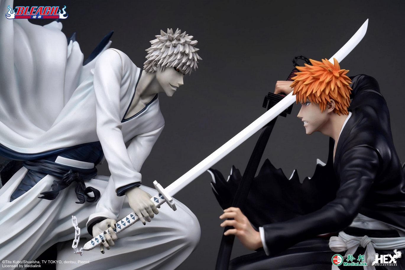 Hex Collectibles - Licensed Ichigo Kurosaki VS Hollow Ichigo | 版权 黑崎一护 VS 虚白