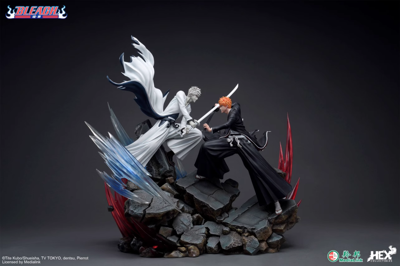 Hex Collectibles - Licensed Ichigo Kurosaki VS Hollow Ichigo | 版权 黑崎一护 VS 虚白