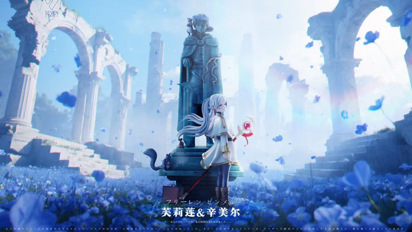 Seven Studio - Frieren and Hero Himmel Stone Statue | 芙莉莲与勇者石雕