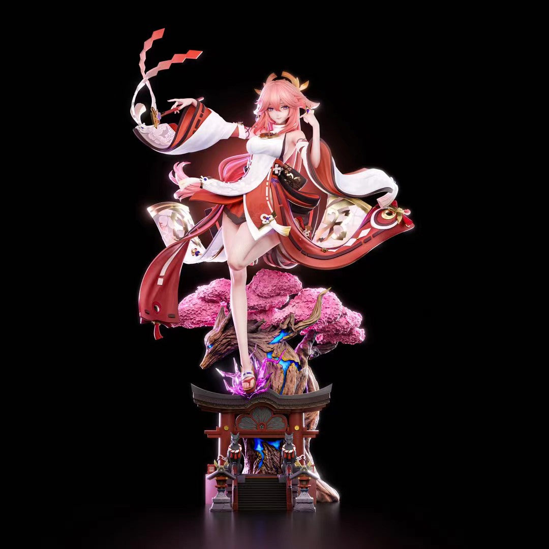 HaJiMi Studio - Genshin Impact Beelzebul & Yae Miko | 原神 雷电将军 & 八重神子