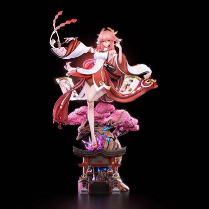HaJiMi Studio - Genshin Impact Beelzebul & Yae Miko | 原神 雷电将军 & 八重神子
