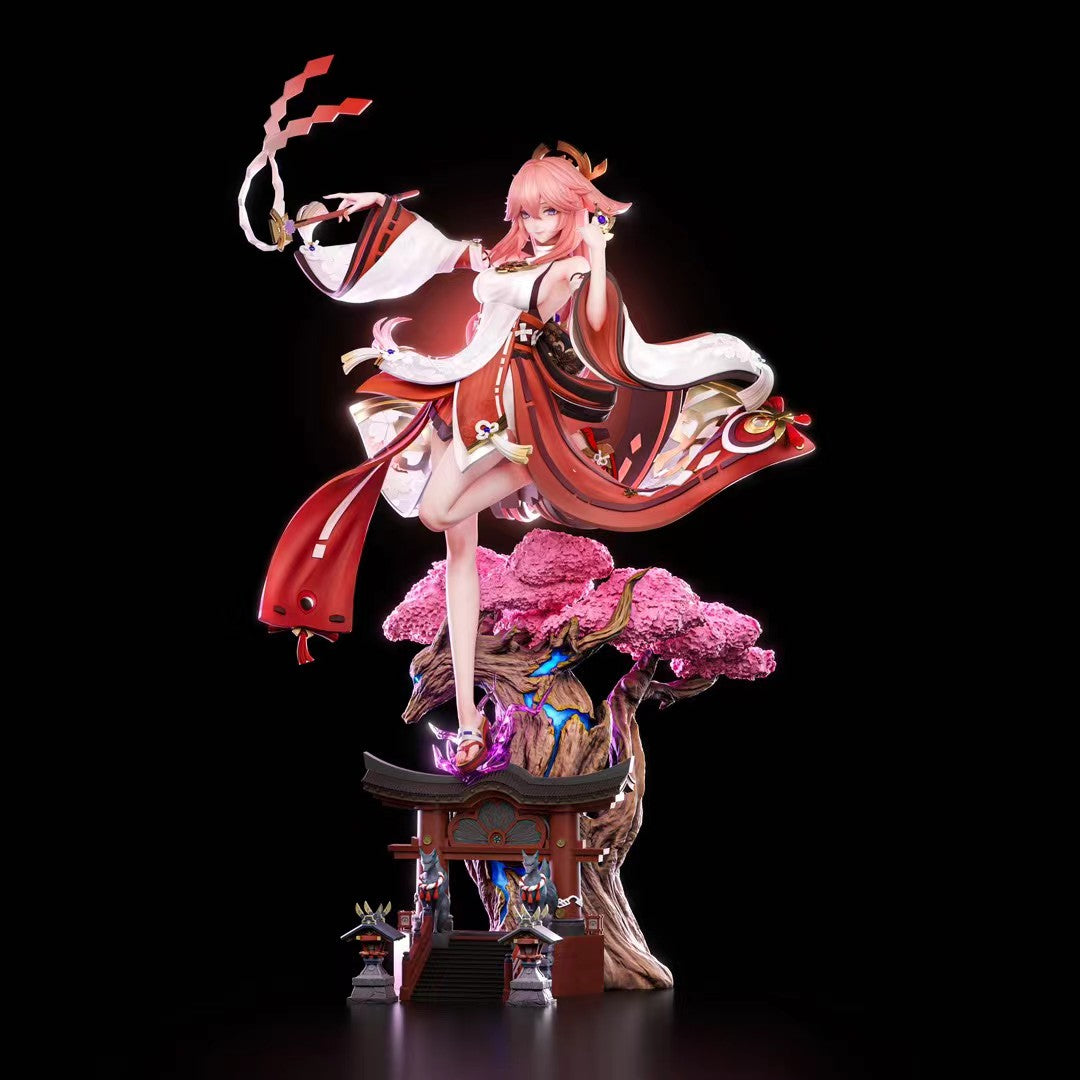 HaJiMi Studio - Genshin Impact Beelzebul & Yae Miko | 原神 雷电将军 & 八重神子