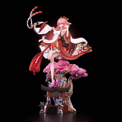 HaJiMi Studio - Genshin Impact Beelzebul & Yae Miko | 原神 雷电将军 & 八重神子
