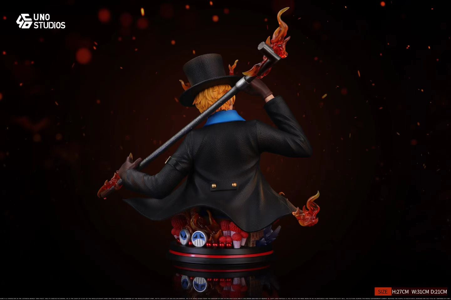 UNO Studio - Sabo Desk Display Bust | 萨博 桌摆件胸像
