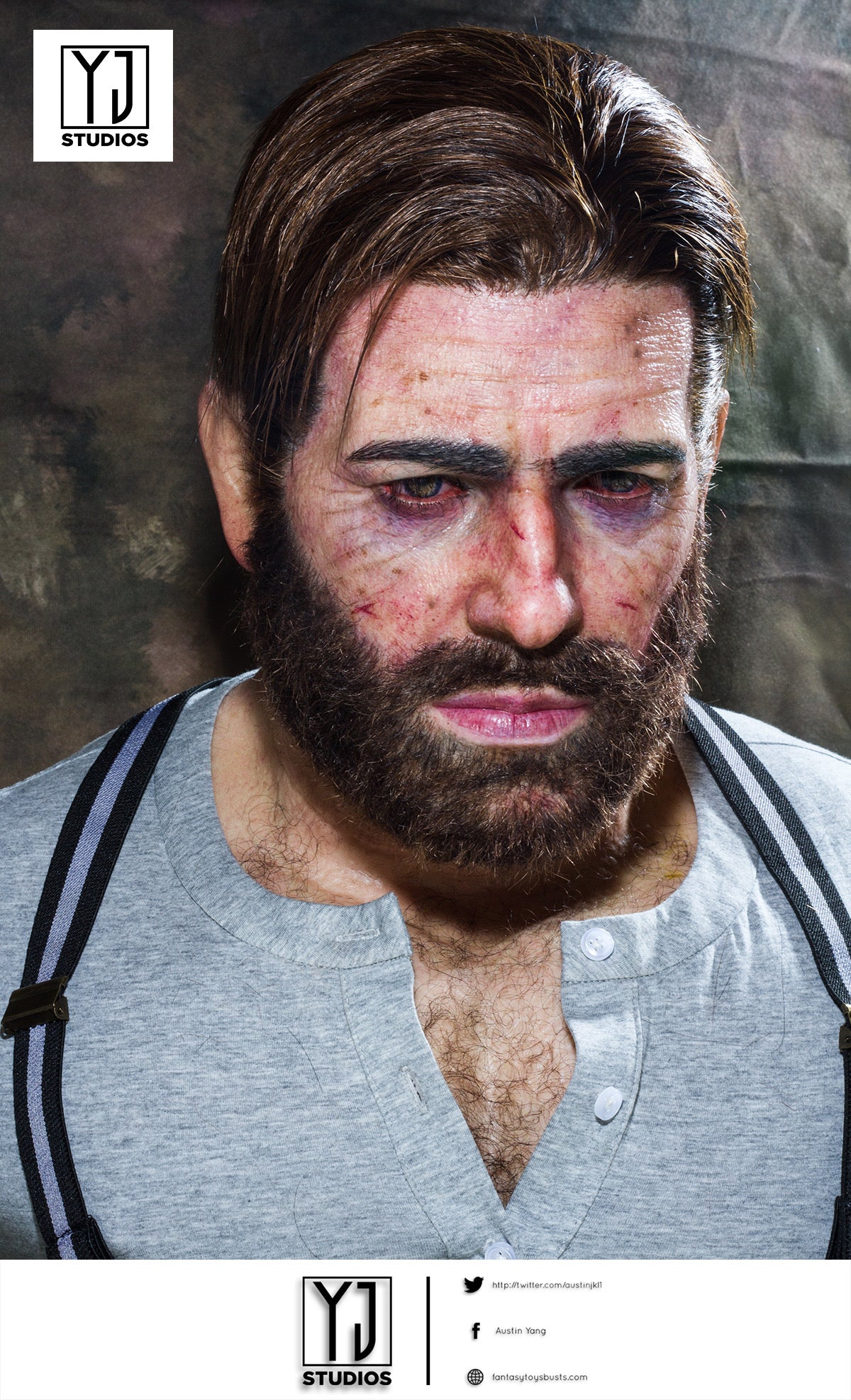 【Pre-sale】1/1 Scale Bust of Morgan Sick version-YJ Studio
