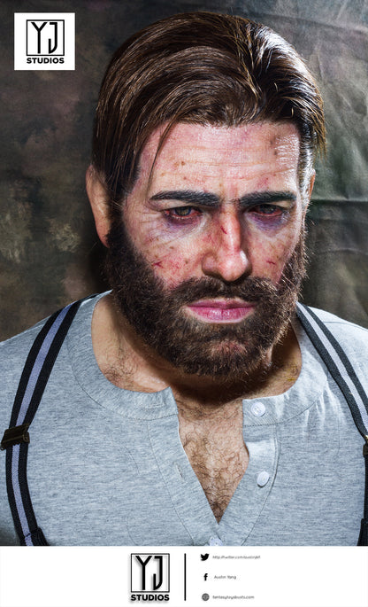 【Pre-sale】1/1 Scale Bust of Morgan Sick version-YJ Studio