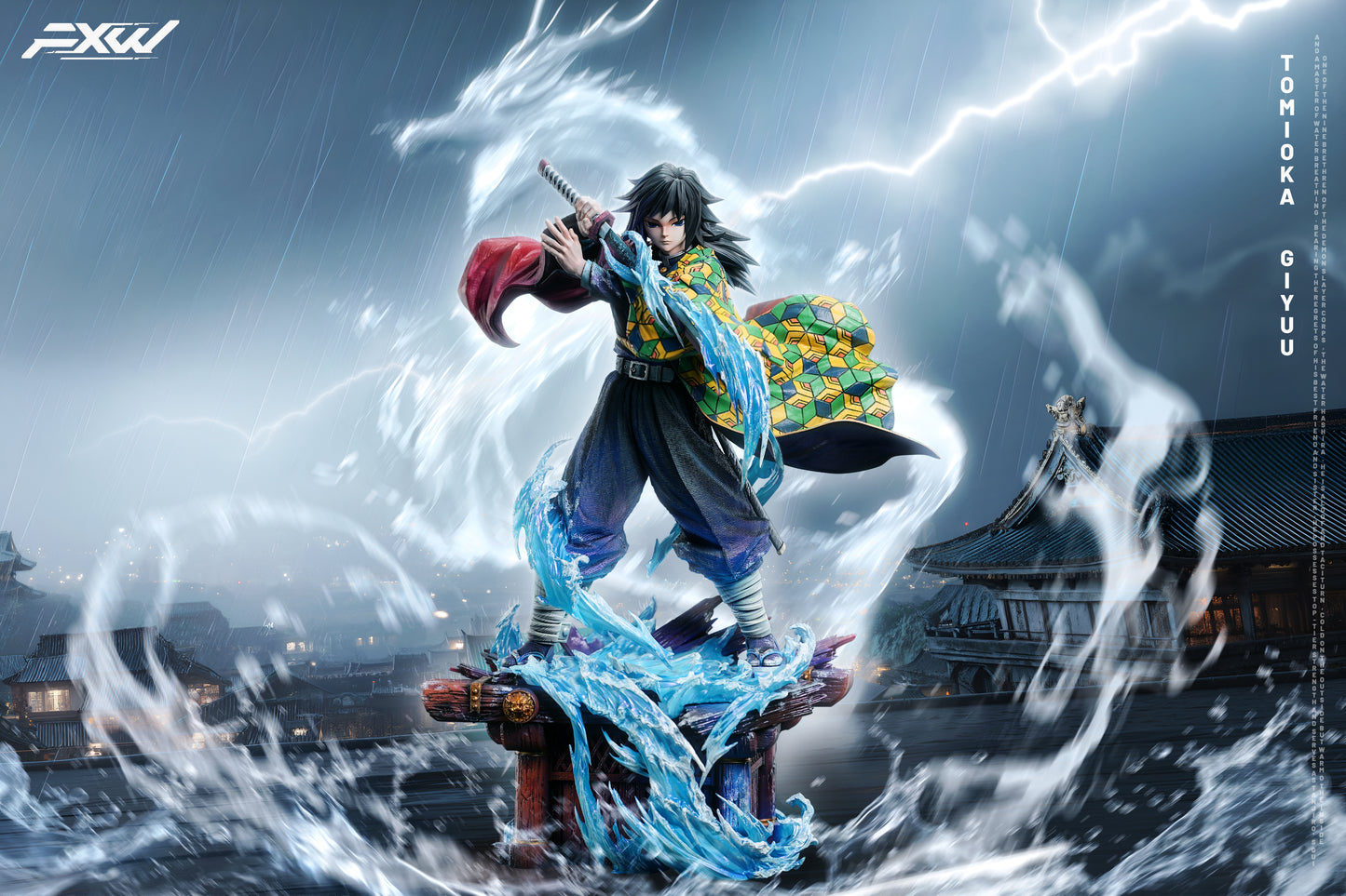 【Pre-sale】1/6 Scale Tomioka Giyuu with LED-FXW Studio