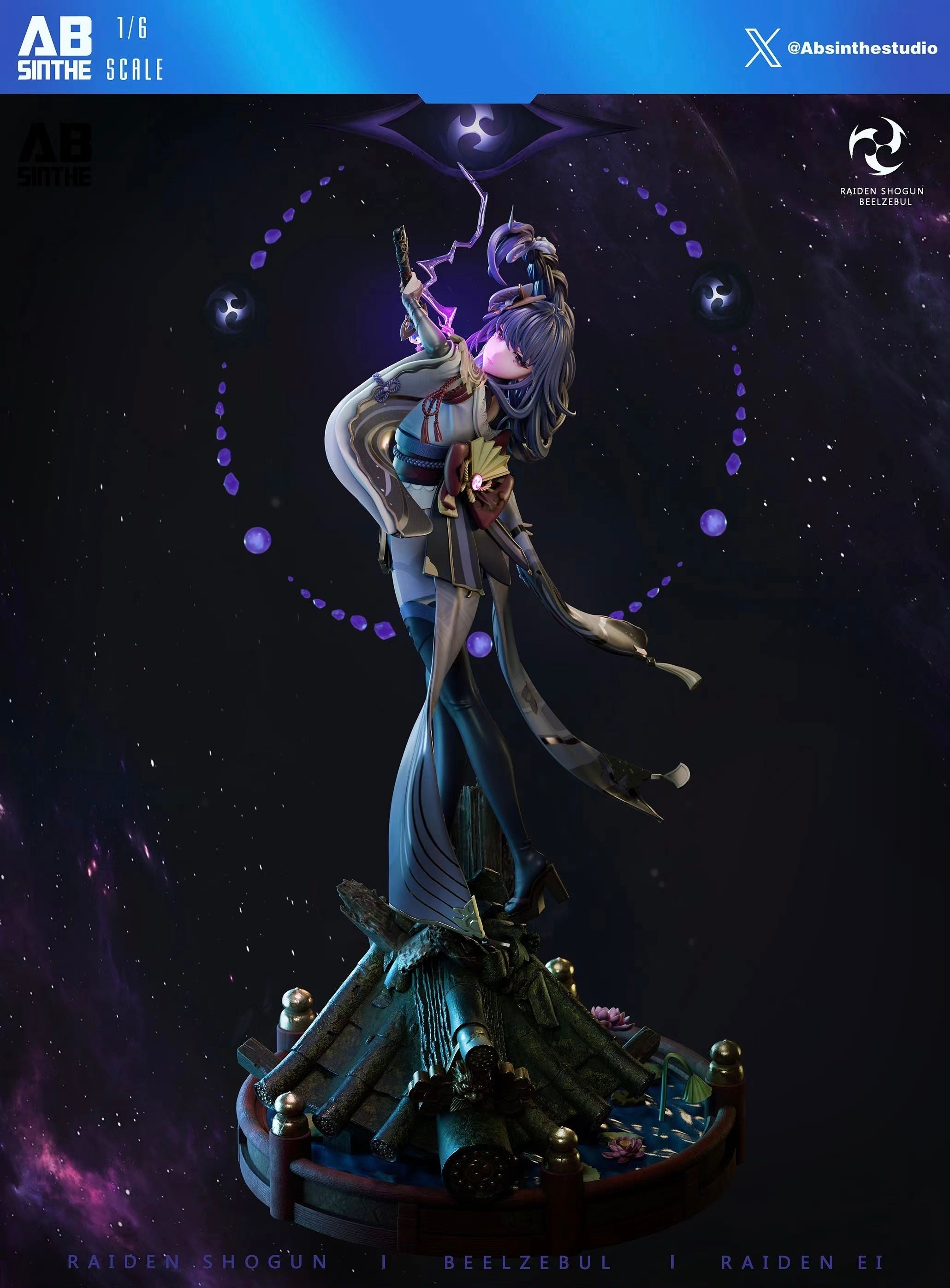 ABsinthe Studio - Genshin Impact Beelzebul | 原神雷电将军– Dreamy-gk