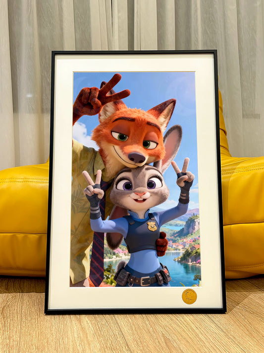 【Pre-sale】Decorative Painting of Selfie Judy and Nick-XingKong Studio