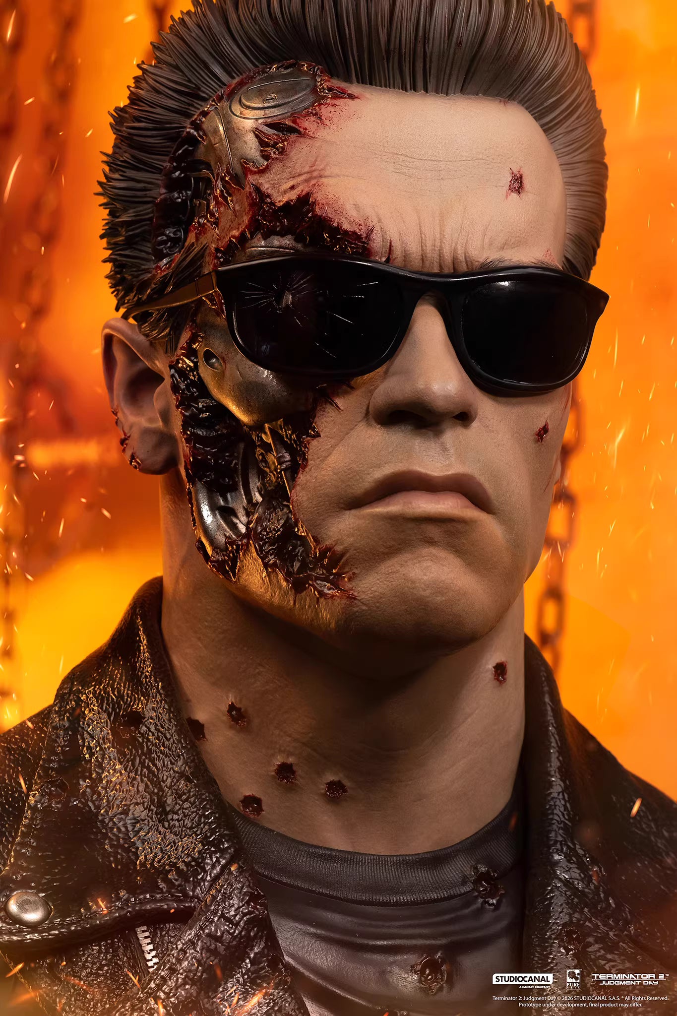【Pre-sale】1/1 Scale T-800 Model 101 Battle Damaged Art Mask-Purearts Studio