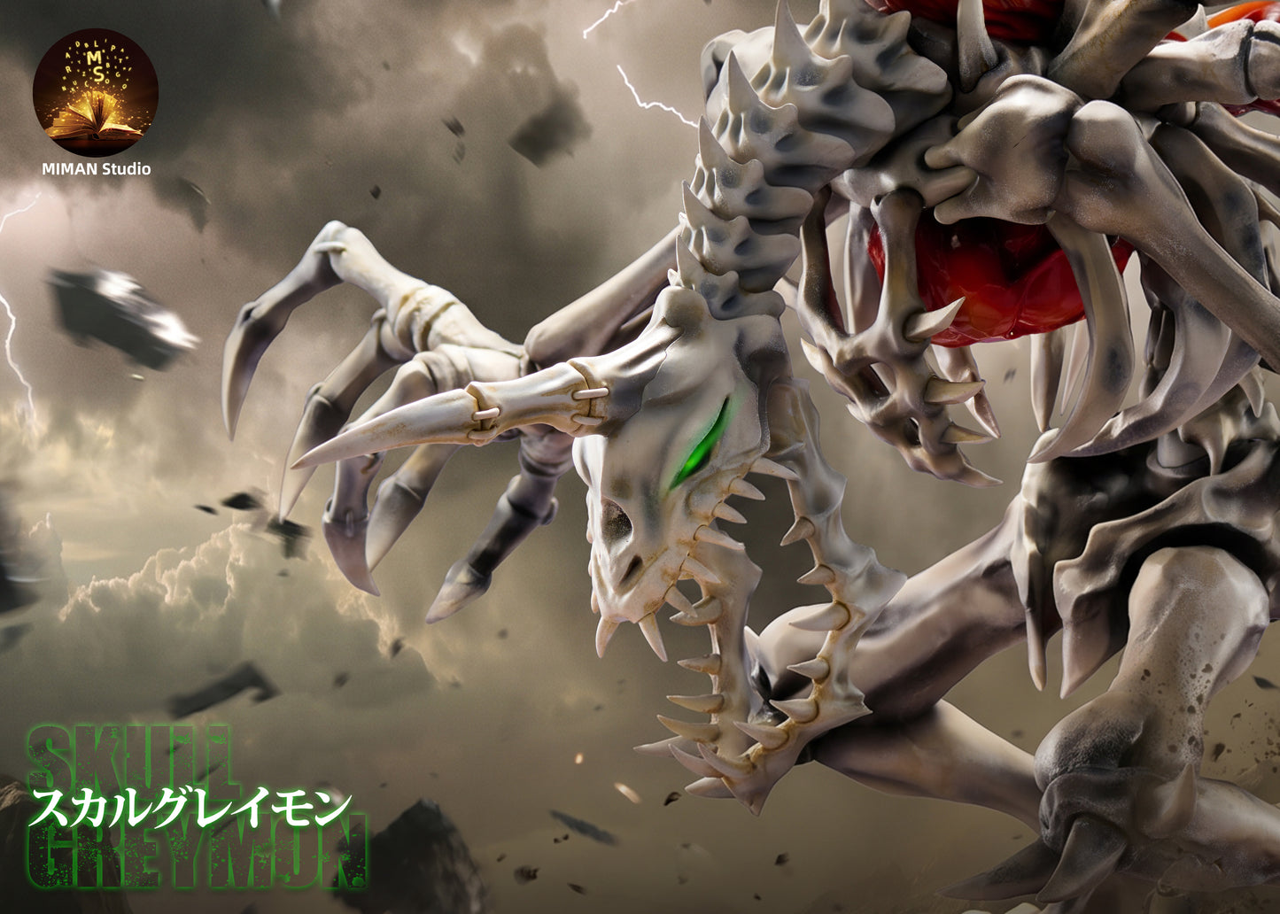 MIMAN Studio - Skull Greymon Digimon