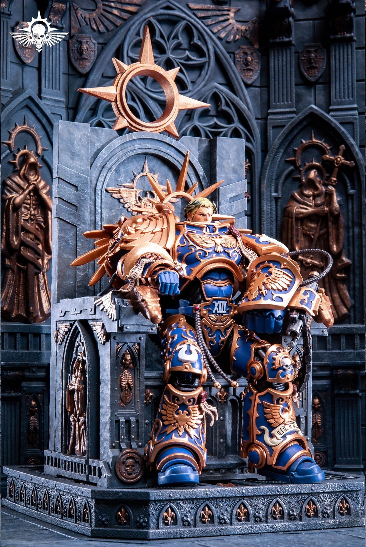 Xinglan Workshop-Universal Warhammer-style Temple Primarch Throne (Compatible with 1/18, 1/12 & 1/6 Scales)-Sence