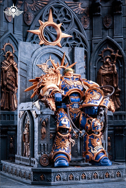 Xinglan Workshop-Universal Warhammer-style Temple Primarch Throne (Compatible with 1/18, 1/12 & 1/6 Scales)-Sence