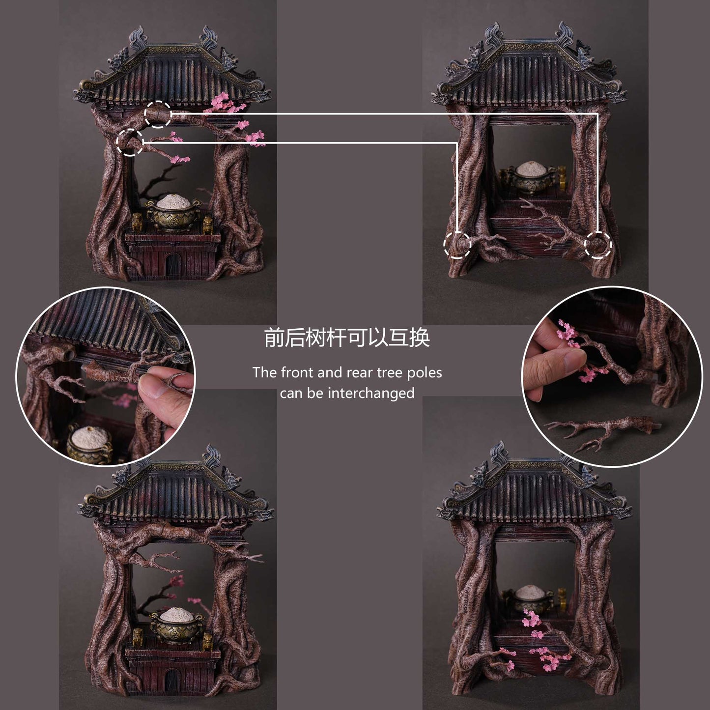 Jacksdo Studio - Earth Temple Model Scene Accessories (JK.Scene-106) | 土地庙模型场景配件 (JK.Scene-106)