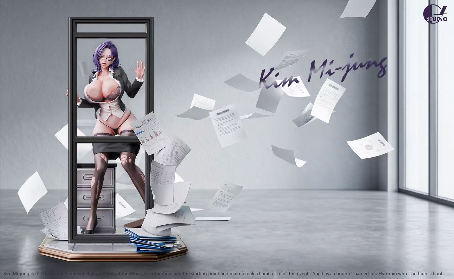 GZ Studio - Mi Jung king in Front of the Floor-to-Ceiling Window Brave New World 1/4 Scale Statue(GK)