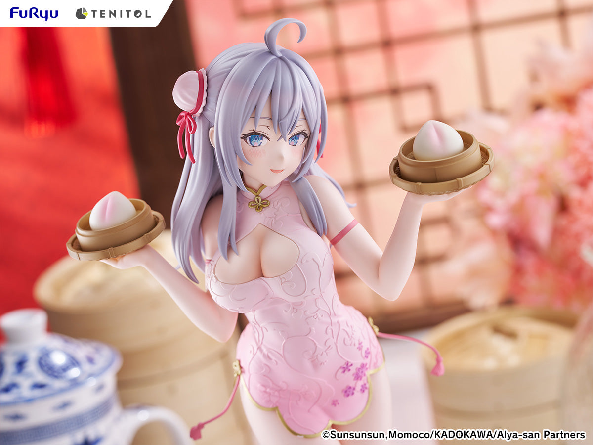 FURYU - TENITOL TALL Alya Sometimes Hides Her Feelings in Russian Yuki Suo X Alya Chinese Dress ver. Complete Figure (Licensed)