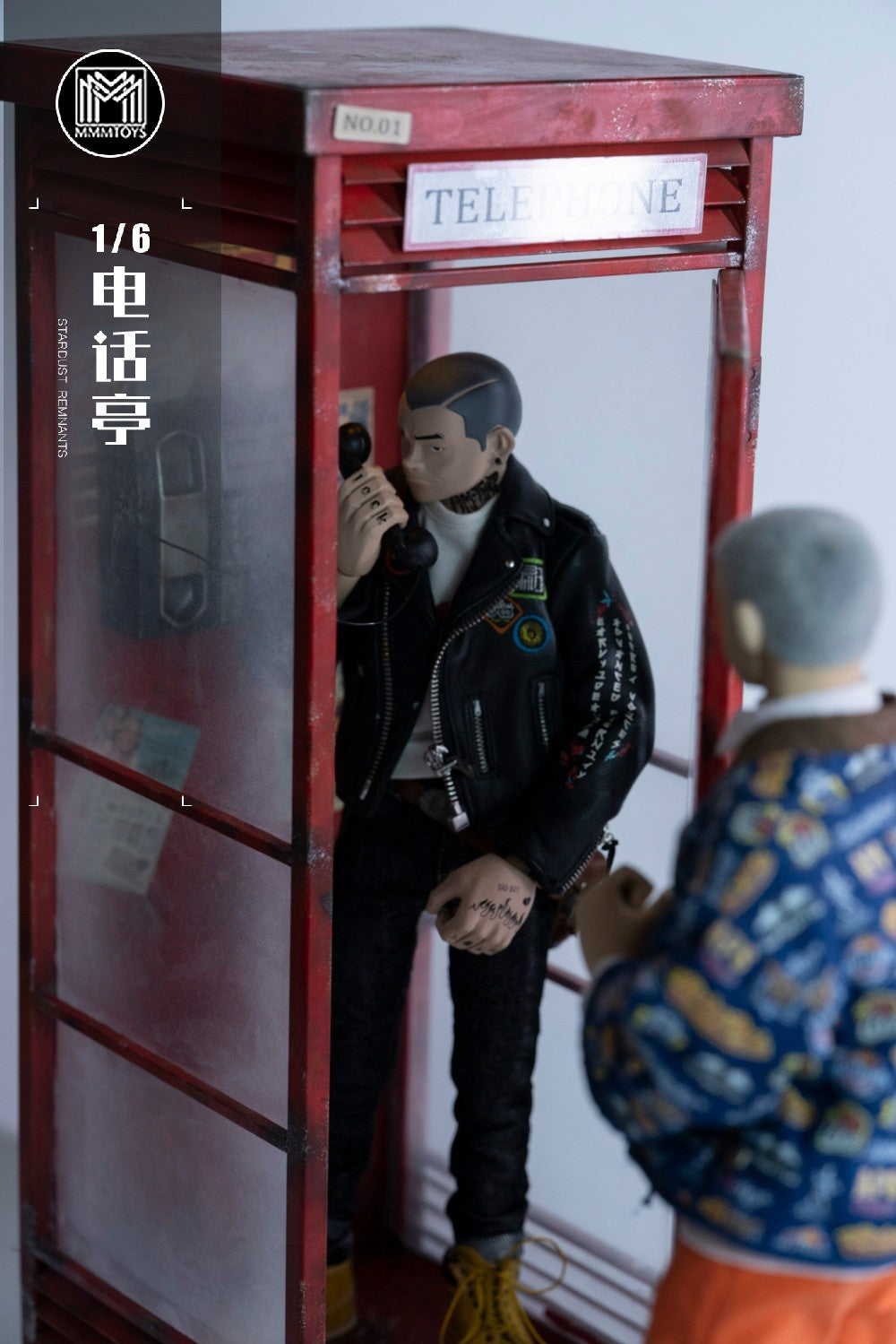 MMMTOYS-1/6 Telephone booth-No. M2608