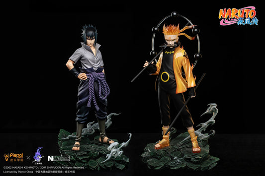 【Pre-sale】1/6 Scale Naruto Uzumaki and Sasuke Uchiha with LED Licensed-PickStar Studio