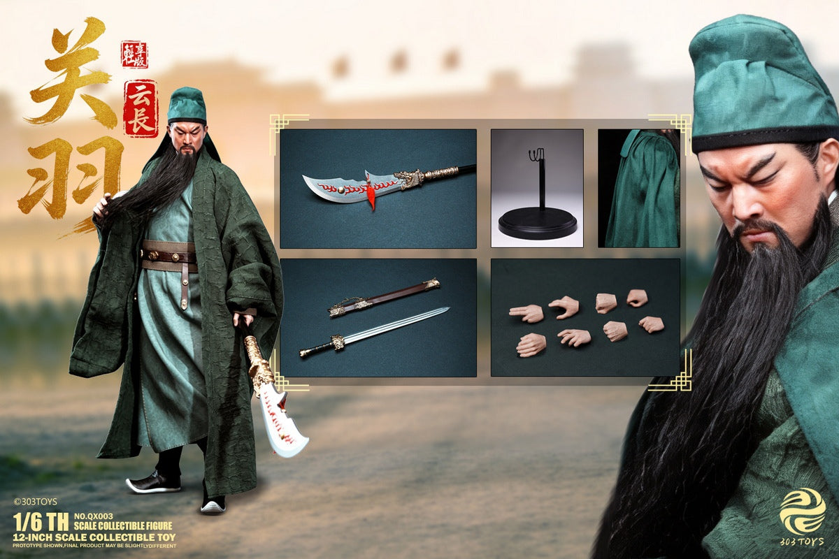 303TOYS 1/6 Action Figure NO.QX007 Three Visits to the Thatched Cottage - Set (Light Four-Pack Edition)